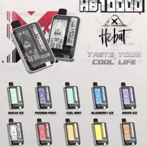 HEBAT喜貝六代拋棄式10000口，一次性電子煙，可充電：圖片 1