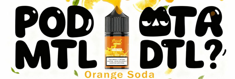 Pod、MTL、DTL是什麼意思?解密電子煙縮寫的秘密