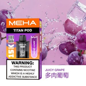 【新品首發】MEHA魅嗨TITAN煙彈~15ml超大容量 | 🔥買三送一，買煙彈送主機！🔥：圖片 5